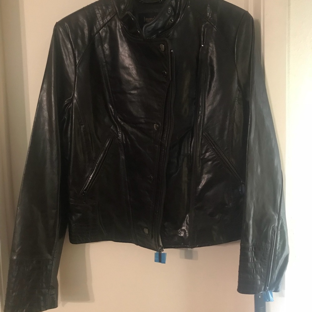 Laundry leather jacket